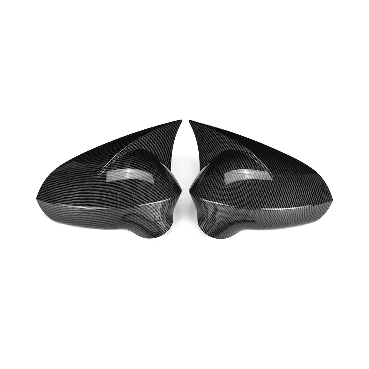 Coprispecchietto Auto Per Seat Leon 1P Ibiza 6J Exeo 3R 2008-2017 Vista Posteriore Laterale Parte Esterna (Carbonio)