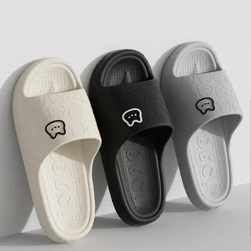 

Bear Cartoon Flip Flops Beach Women Slipper Sandals Slides Indoor Outdoor