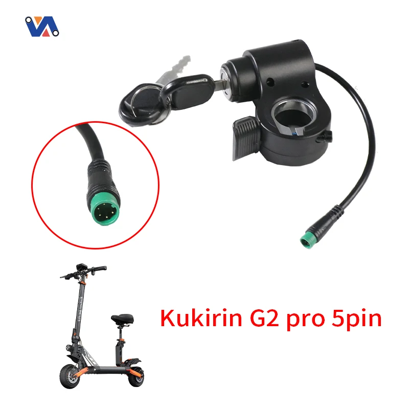 Serratura Elettrica Acceleratore Per Scooter Kukirin G2 – Ricambio Plastica, Con Chiavi, Sicurezza Antifurto