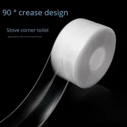 Waterproof Transparent Sealing and Mildew - Proof Tape for Kitchens and Bathrooms (Transparent)