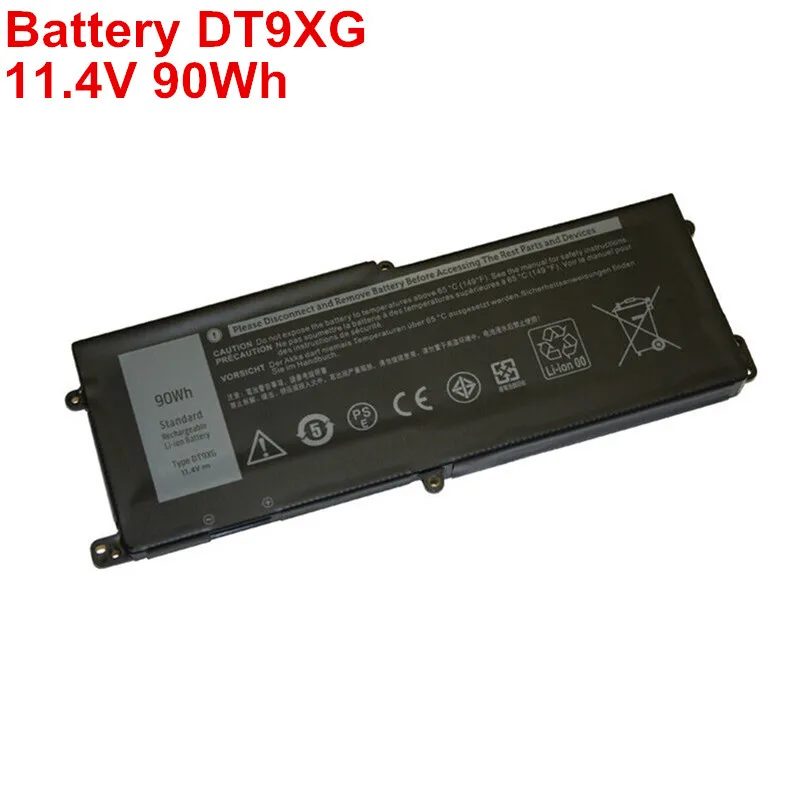 

11.4V 90WH DT9XG 0KJYFY 07PWXV Notebook Batteries For Dell Alienware Area-51m R1 R2 ALWA51M-1766PB D1748DW D1746B D1968W D1969PW