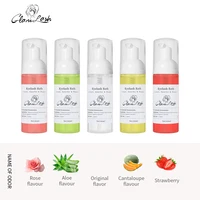 GLAMLASH 60ml No tears Formula Fruit Scent Eyelash Foam Cleanser For Lash Extension Shampoo Pump Press Lash Washing Bottles 1