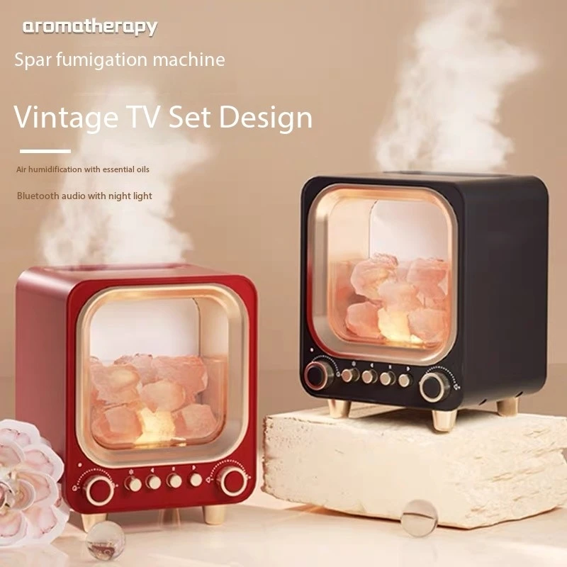

Simulated Flame Humidifier USB Household Atmosphere Lamp Humidifier Car Mounted Aromatherapy Machine New Spray Bluetooth Speaker