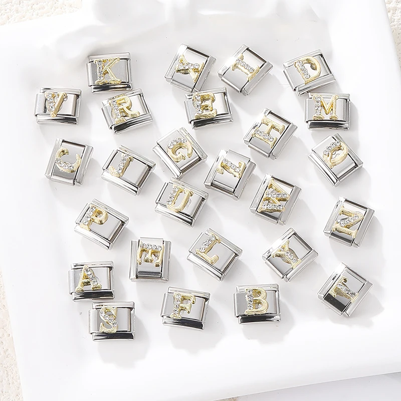 Zircon Stainless Steel Women Men