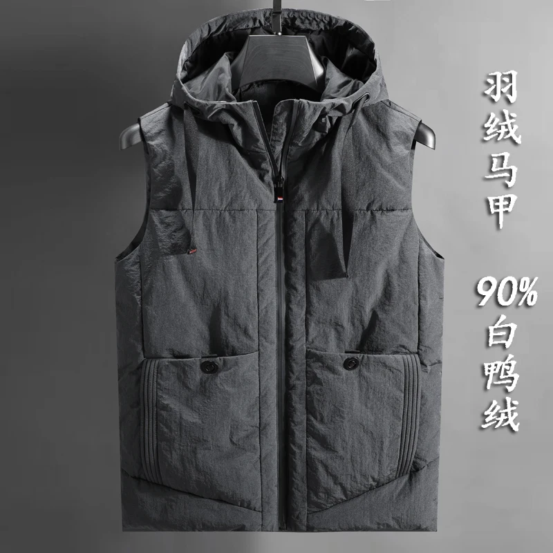 

Hot Quality Men Clothing Cotton Vests Roupas Masculinas Windproof Thickened Warm Wind-Resistant Comfortable Autumn Winter Parkas