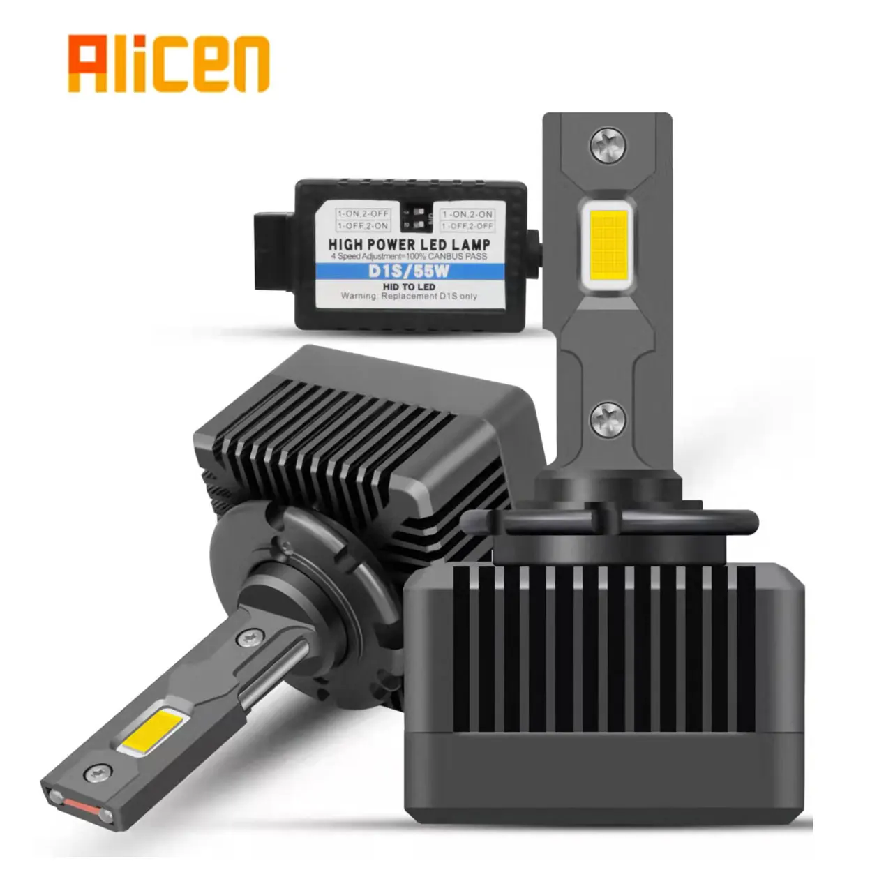 

D3S светодиодная фара HID D1S D2S D4S D5S D8S D2R Turbo LED 6500 лм Двусторонняя 110 K белая Вт Plug and Play