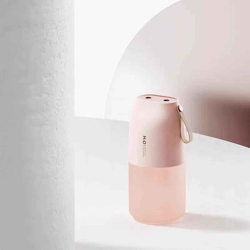 Wireless Air Humidifier Aroma Diffuser 2000mAh Battery Rechargeable Double Nozzle Essential Oil Diffuser Mist Maker Humidifier