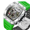 Fashion Men's Watch ONOLA Unique Design Multi-functional Automatic Mechanical Watches Men's Tape Waterproof Wristwatch