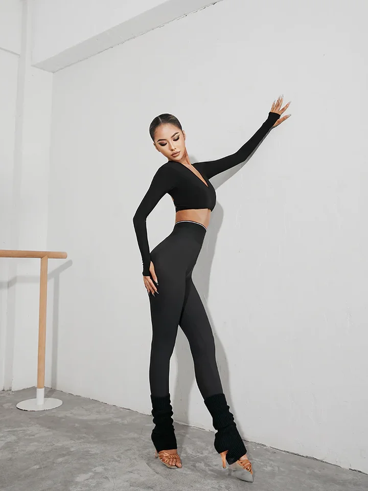 Scaldamuscoli Unisex Toocool - Maglia Acrilica Elasticizzata, Taglia Unica - Per Danza, Yoga, Inverno - Foto 2