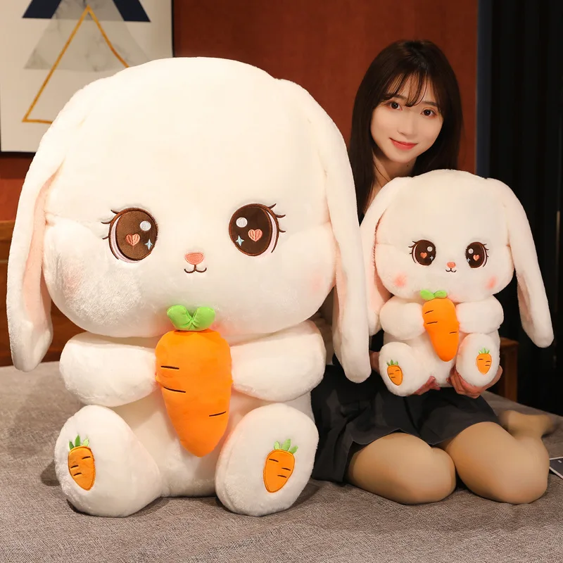 Kawaii Bunny Carrot Long Ears Plush XL (50cm)