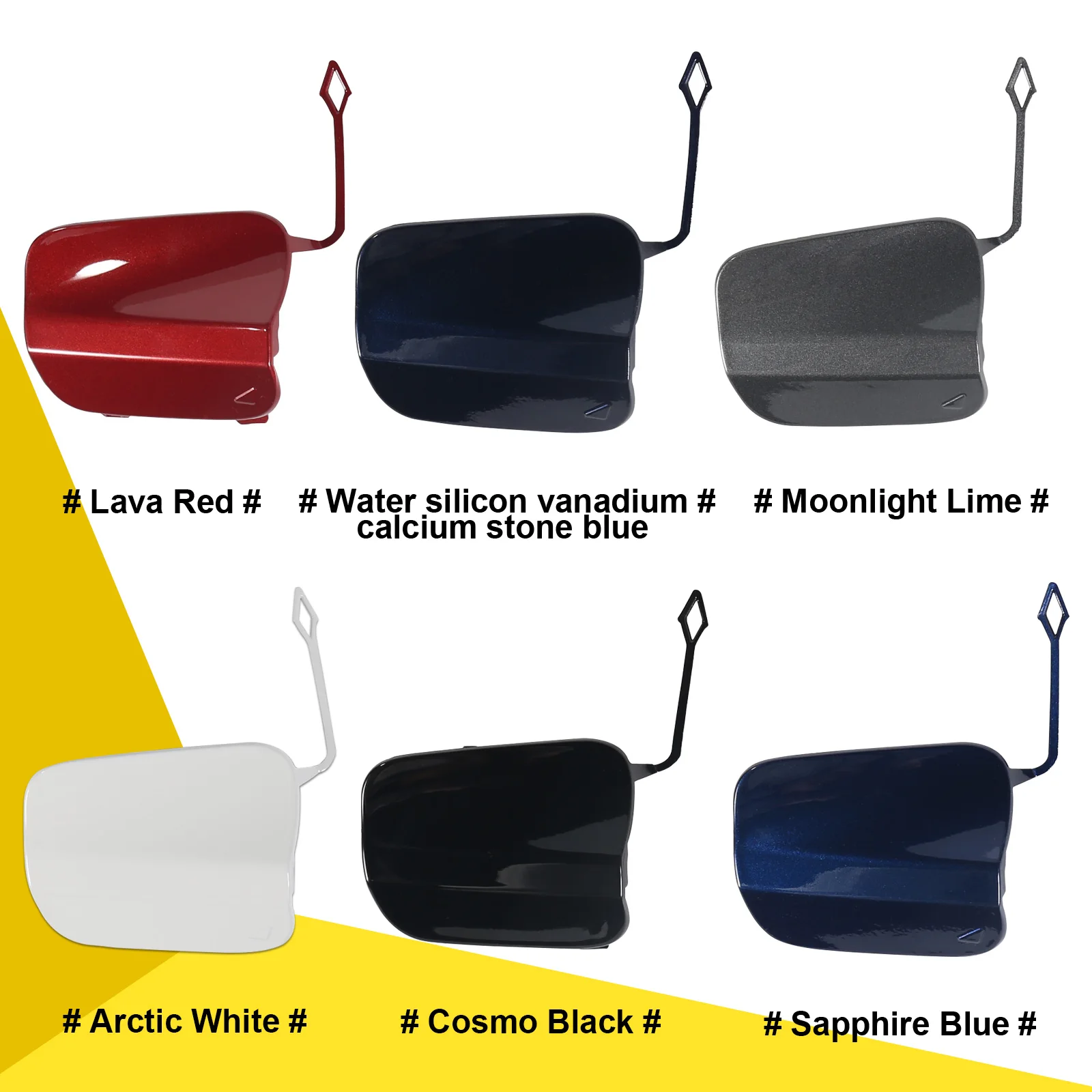 Front Bumper Tow Hook Cap Towing Eye Cover For Mercedes Benz GLA W156 X156 Facelift-with AMG Line Package edition