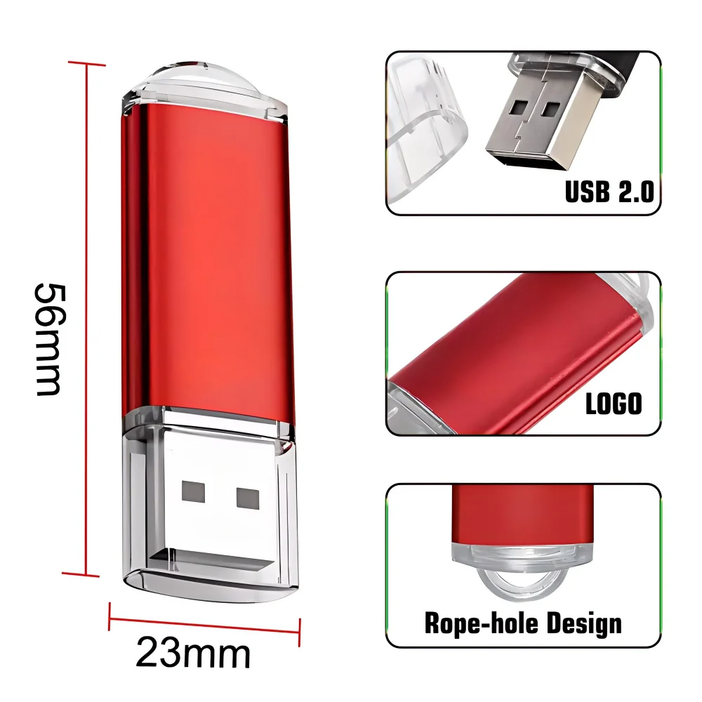 비즈니스 기프트 USB 플래시 드라이브 메탈 64GB 32GB 타입-C 16GB USB 2.0 8GB 블랙 4GB 메모리 스틱 U 디스크 펜드라이브