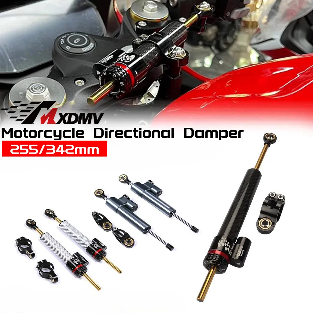 255mm342mmUniversalMotorcycleAdjustableSteeringDamperStabilizer