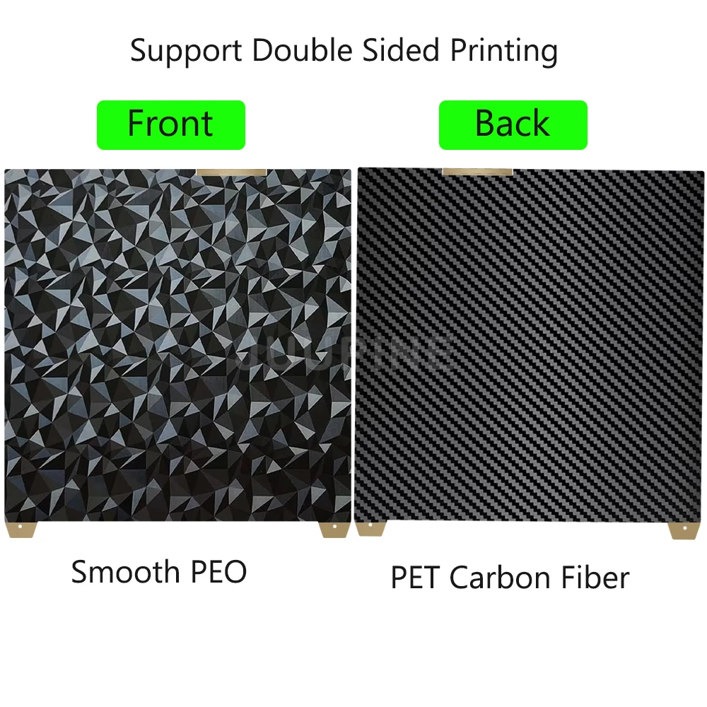 Creality K2 PLUS Enhanced PEI Textured Build Plate - 370x370mm Spring Steel Sheet for 3D Printer Heated Bed