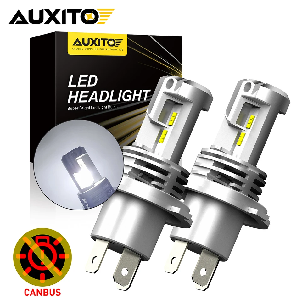Eseastar H4 9003 LED Headlights Hi/Lo Beam 130W Canbus Error Free