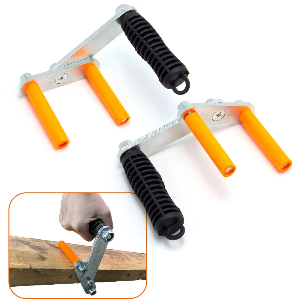 2PC Orange Black Multifunctional Gypsum Board Lift Plate Clamp Marble Door Window Glass Transport Handling Tool Accessories Set