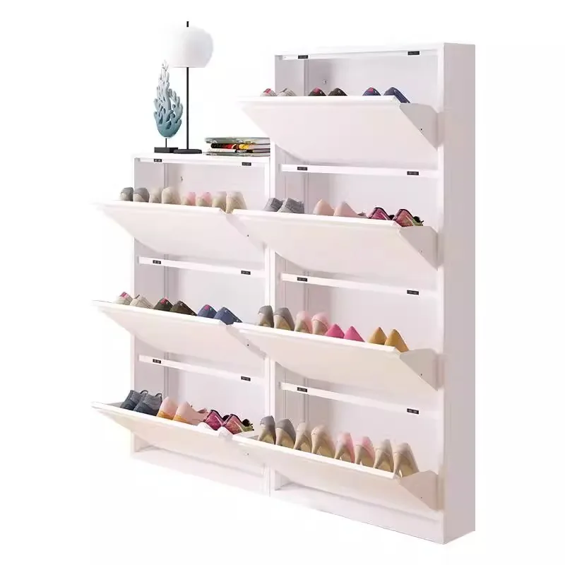 

Modern flip bucket simple foyer metal storage cabinet