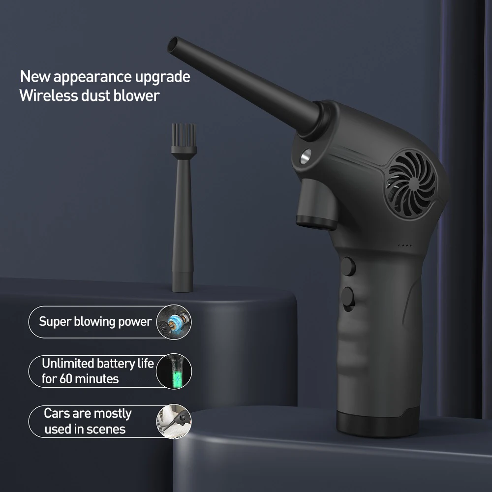 36000rpm Wireless Air Duster Adjustable Cordless Air Blower Compressed