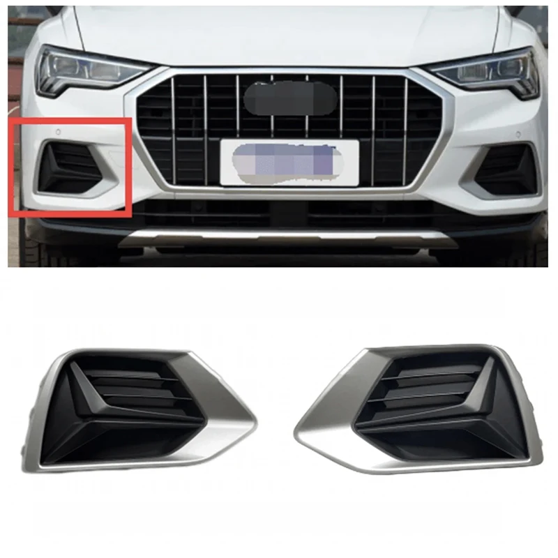 Front Bumper フォグライト Grill, Shockproof Scratch Protection Round Edges Chrome Style フォグライト Grill Cover for CADDY 2010 to 2015 (Right) 車フロントバンパーフォグライトグリルフォグランプグリルカバー Q7 S
