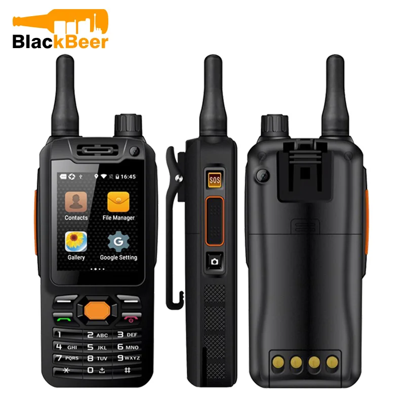 Smart Way Radio Mobile Phone Walkie Talkie with SIM Card 2.5 inch 3500mAh for Radio Communication - 2