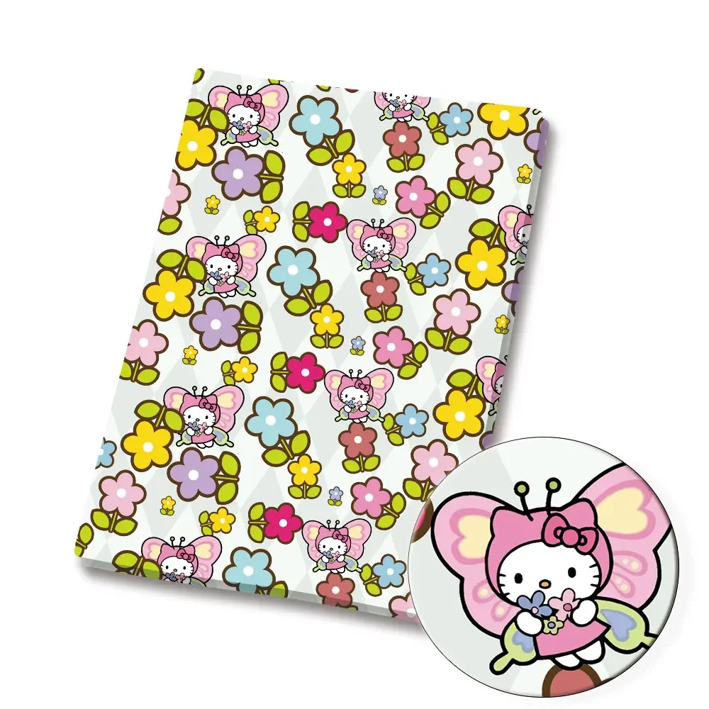 Hello Kitty Christmas sanrio Cartoon cotton fabric Patchwork Tissue Kid Home Textile Sewing Doll Dress Curtain sewing fabric