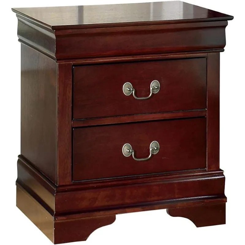 

Design by Ashley Alisdair Traditional 2 Drawer Nightstand, Dark Brown