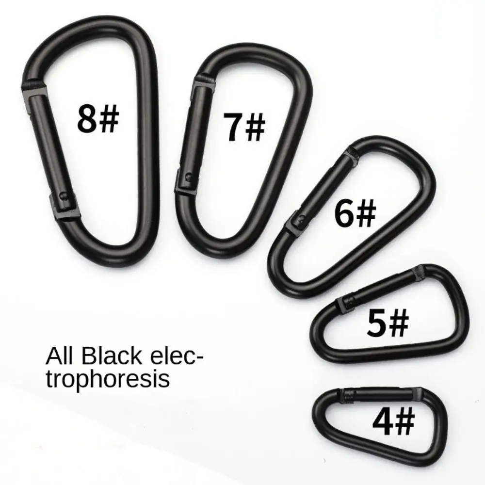 Key Chain Clip Carabiner Belt Clip Whistle Keychain Carabiner Clips Keychain Carabiner Keychain Tool Keychain Charm Tactical Keychain 5pcs Black Aluminum Alloy Carabiner Outdoor Spring Snap Clip Water Bottle Hooks Keychain Outdoor Climbing Camping Hiking Tool