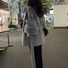 High End Double-sided Wool Strapping Real Wool Fur Coat Women's Removable Cuffs Fox Fur Temperament Cashmere Short Jacket 5