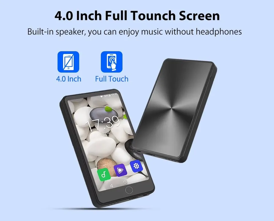4 Inch Android WiFi MP4 Player Full Touch Screen 16GB Bluetooth