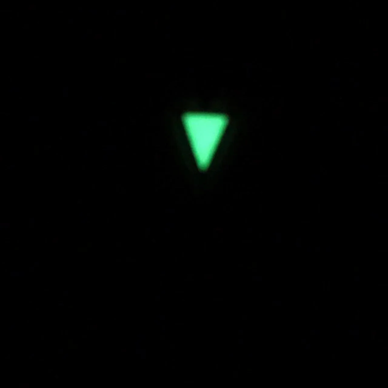 Silver Multicolor GMT Watch Hands with Green Luminous Features