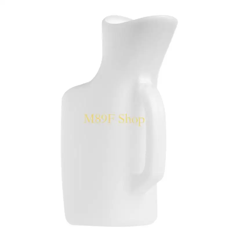 M89F 1000ML Portable White Camping Travel Car Toilet Female Women Urine Urinal Bottle