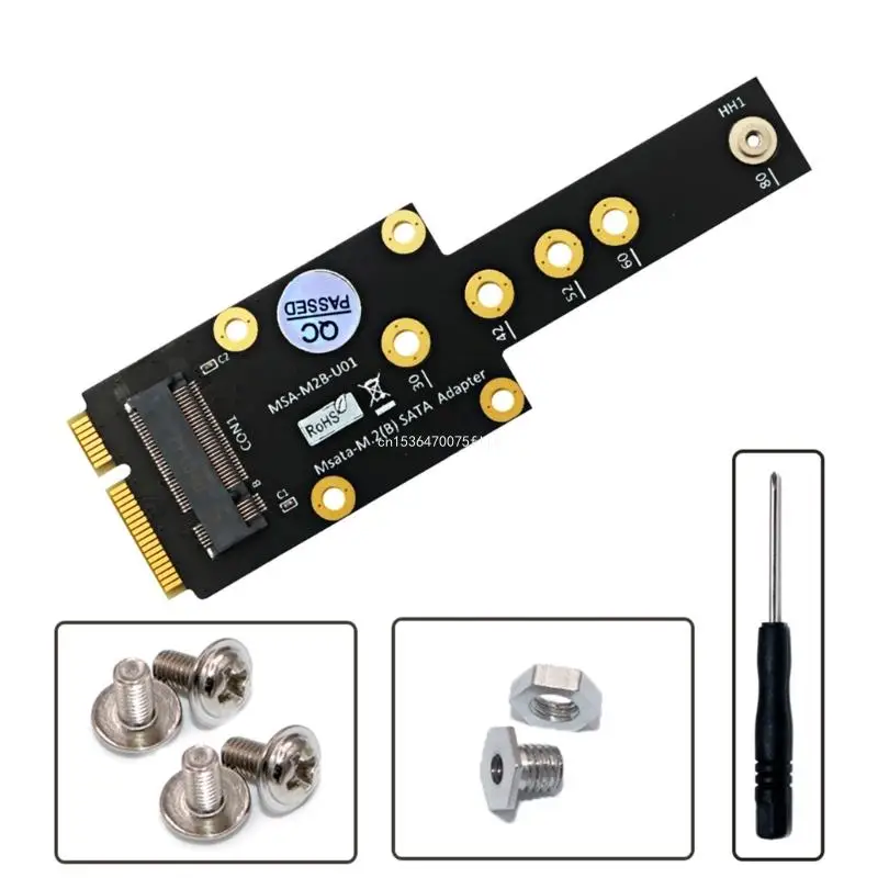 

mSATA to M.2 NGFF Adapters Convert Card NGFF M.2 SSD Key to mSATA Risers Dropship