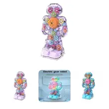 

Game Toy Mini Electric Walking Robot Toy Desktop Ornament Robot Toy Smooth Edge Christmas Gift