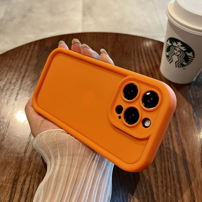 thumbnail image 1 of Luxury Soft Candy Liquid Silicone Phone Case For iPhone 11 12 13 14 15 Pro Max Plus XS X XR Shockproof Bumper Back Cases Cover, 1 of 5
