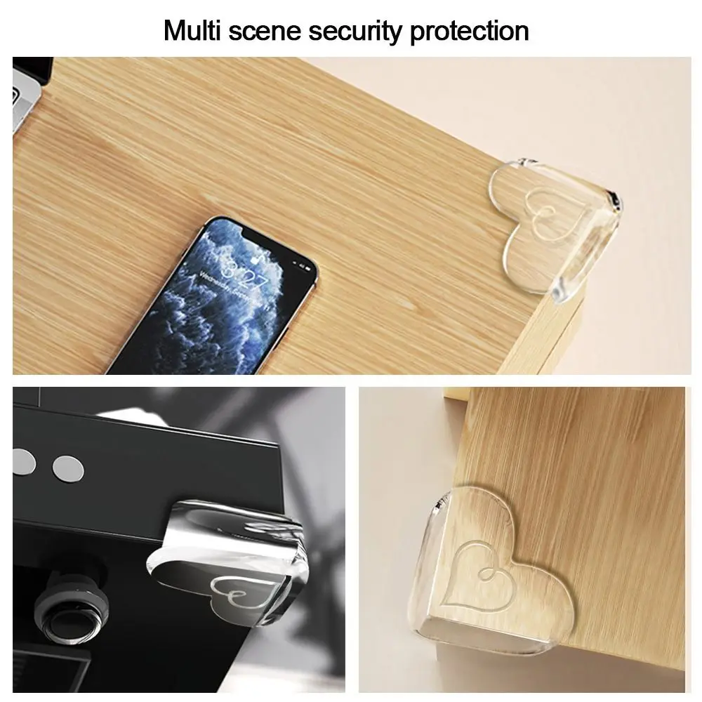 Transparent Corner Guards New PVC Soft Edge Protection Anticollision Table Desk Corner Guard Baby