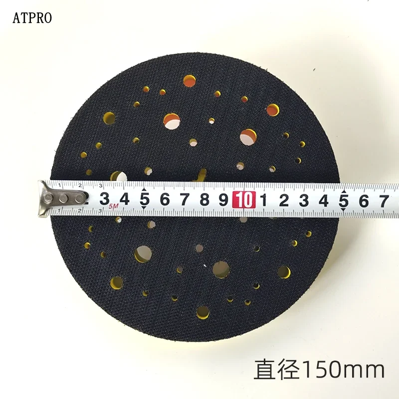 미르카 연마기용 베이스 트레이, 전기 건식 밀링기, 백 벨벳 연마 디스크, 6인치 150mm