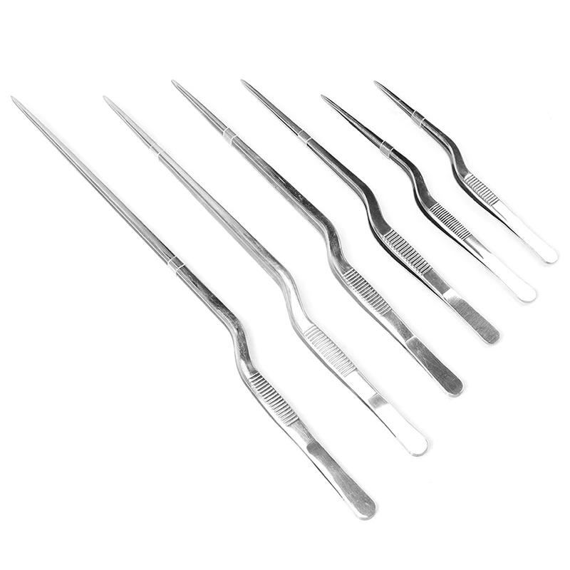 Kitchen Tongs BBQ Tweezer Food Clip Stainless Steel Cooking Utensils Food Design Styling Decor