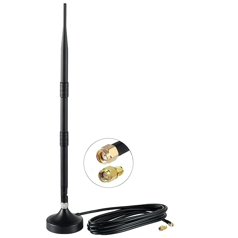 Helium Hotspot Miner Antenna Interna 8Dbi 39Cm Per Rak Nebra Bobcat Con Sma Femmina A Rp-Sma Maschio Adattatore/Base Magnetica