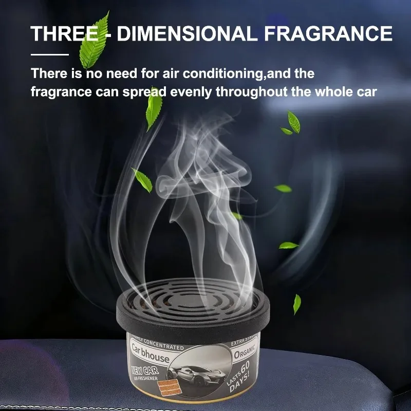 Car Air Freshener Wooden Organic Cans Odor Eliminator Natural Essential Oil Car Diffuser Long-Lasting Fragrance for Home Closet