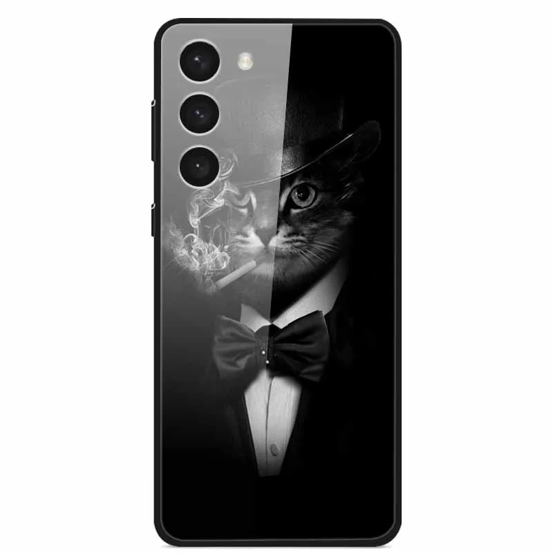 Premium Tempered Glass Case with Space-Themed Design and Enhanced Bumpers