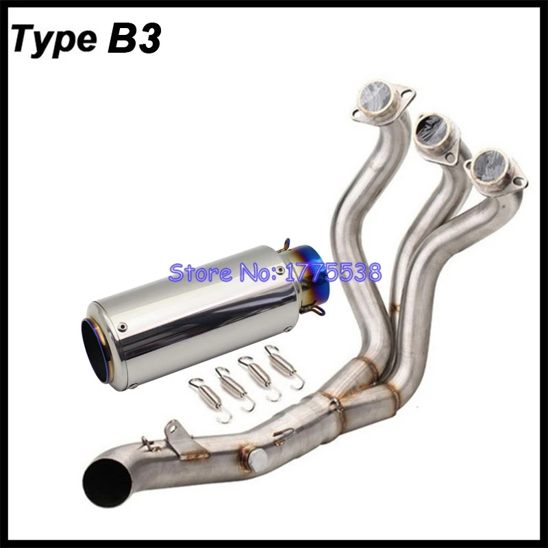 MT09 FZ09 Motorcycle Exhaust System Full Set Header Escape Moto Muffler for Yamaha MT-09 FZ-09 2014-2020 SXR900 2016-2021 Motors - Image 4