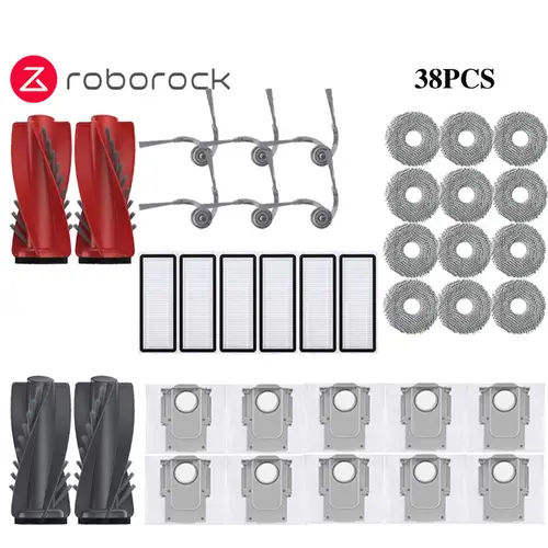 Roborock Qrevo Curv Robot Vacuum Cleaner Accessories Main Roller Side Brush Hepa Filter Mop Cloth Dust Bag Parts Replacement - Image 7