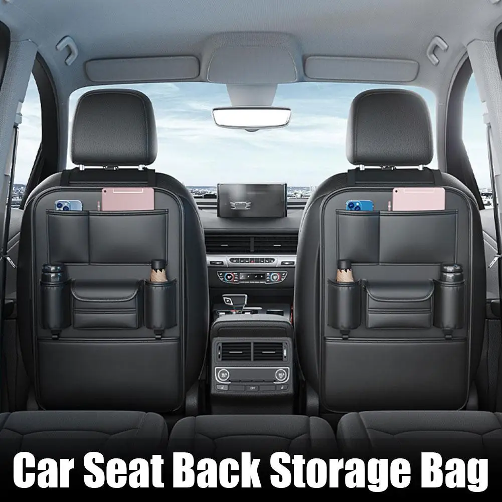 

Car Seat Organizer Multifunctional Oxford Fabric Car Back Multi Pocket Storage Bag with Tablet Holder Protector for Kids Z5K3