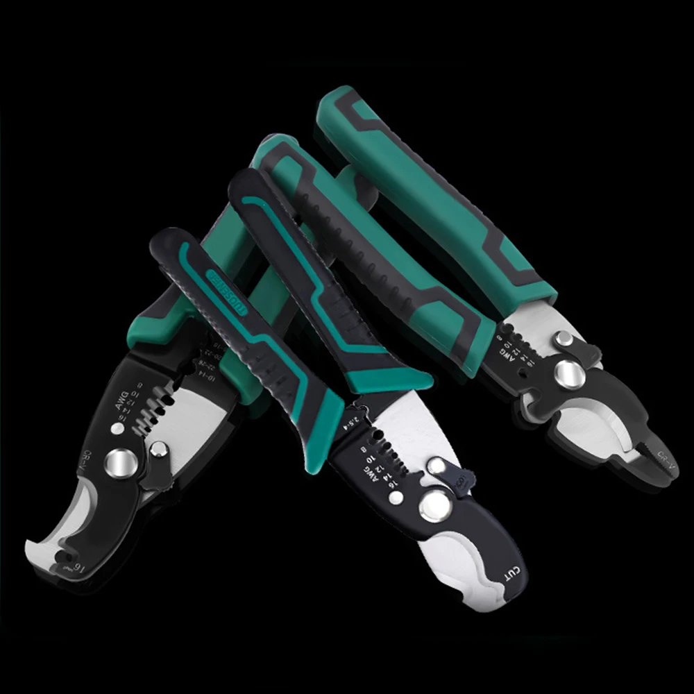 Multifunctional Metal Sheet Cutting Scissor Electrician Cable Stripper Industrial Professional Hand Tool 5
