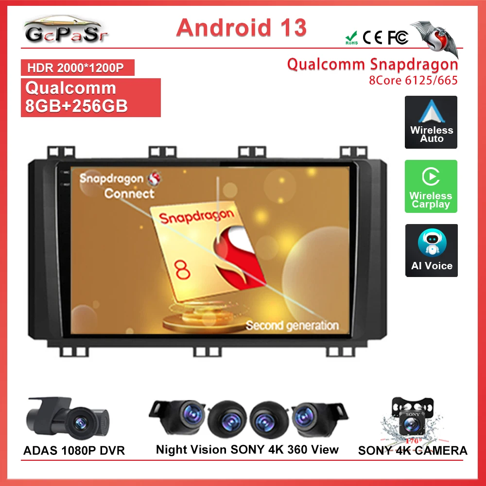 

Qualcomm Snapdragon Android 13 для Seat Ateca Cupra 2016-2021 мультимедийный автомобильный радиоприемник стерео Автомобильный плеер GPS навигация головка QLED
