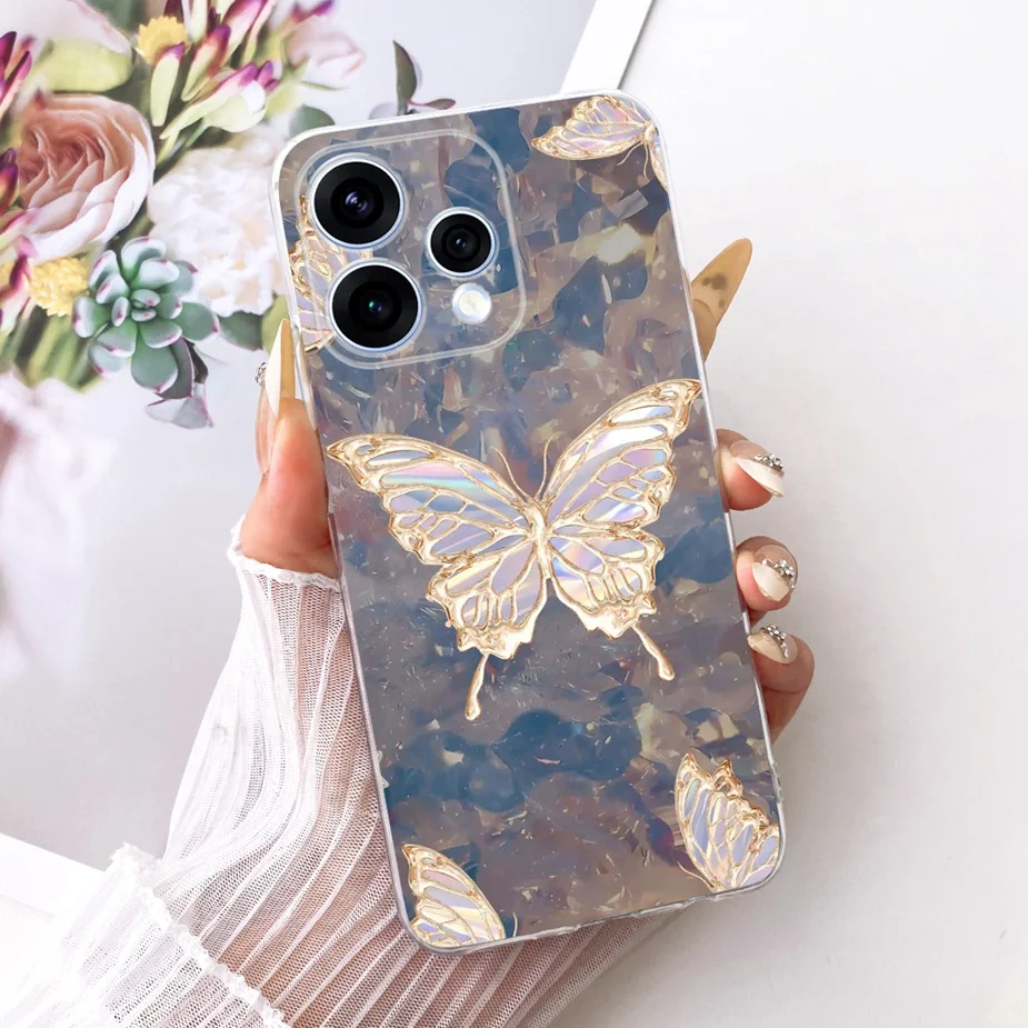 Colorful Flowers Painted Soft Slim Phone Case