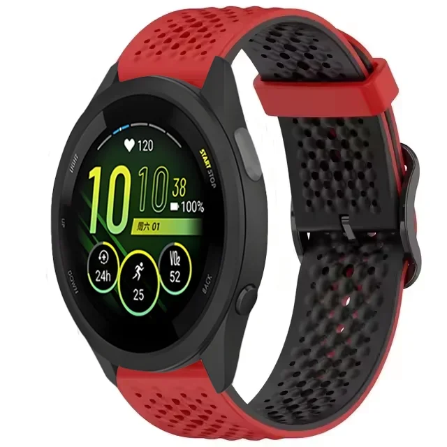 Premium Silicone Sports Wristband, 20mm & 22mm, Compatible with Multiple Smartwatches