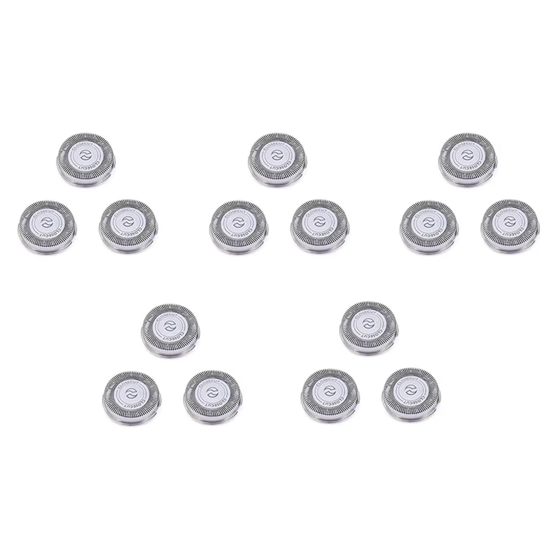 B59B-15Pack SH30 Replacement Heads For  Norelco Shaver Series 3000, 2000, 1000 And S738, With Durable Sharp Blades