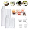 10pcs Disposable Sauce pot Chutney Cups Slime Storage Container Boxes With Lid 1