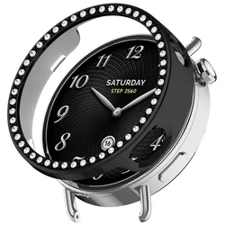 Sparkling Crystal Diamond Bumper for Mi WatchS4 41mm (Plating Black)